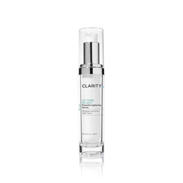 ClarityRx Let There Be Light Powerful Brightening Serum - Plant Based Facial Brightening Serum for Hyperpigmentation & Dull Skin, Hydroquinone Free, Paraben Free, Natural Skin Care (1 fl oz)