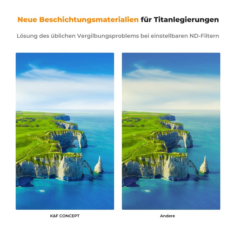 K&F Concept Nano-X True Colour ND Filter 55 mm Polarising