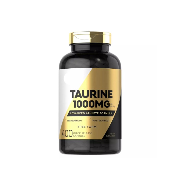 Taurine 1000mg | 400 Capsules | High-Potency - Free Form