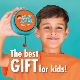 Kids Joke Talking Button with 100+ Silly Jokes | Funny Joke Gift For Kids with Over 100 Family Friendly Jokes For Kids That The Whole Family Will Enjoy, Get Your Kids Joke Button Today