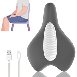 Kegel Exercise Device for Men, Sit-On-Top Kegel Exerciser,Used for Bladder Support Tightening and strengthening Muscle Control Training, Strengthening Endurance of gluteal Muscles（Grey）