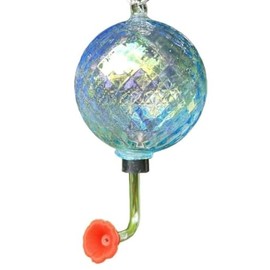 Glass Eye Studio Hummingbird Feeder Diamond Birthstone Collection - Blue Topaz December