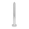 304 Stainless Steel Half Thread Bolt Wood Hex Lag Screws