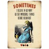Fridge Magnet - Alice in Wonderland - 6 Impossible things