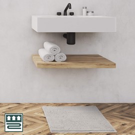 Beautissu Bath Mat, Non-Slip BeauMare, WR Bathroom Rug, Fluffy Floor Mat or Bath Mat for Shower, Bath and Toilet Suitable for Underfloor Heating