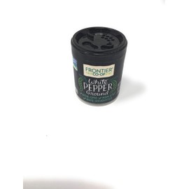 Frontier, White Pepper Ground, 0.5 Ounce