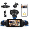 CAMECHO Dashcam Car Front Rear with 4 Cameras FHD 1080P