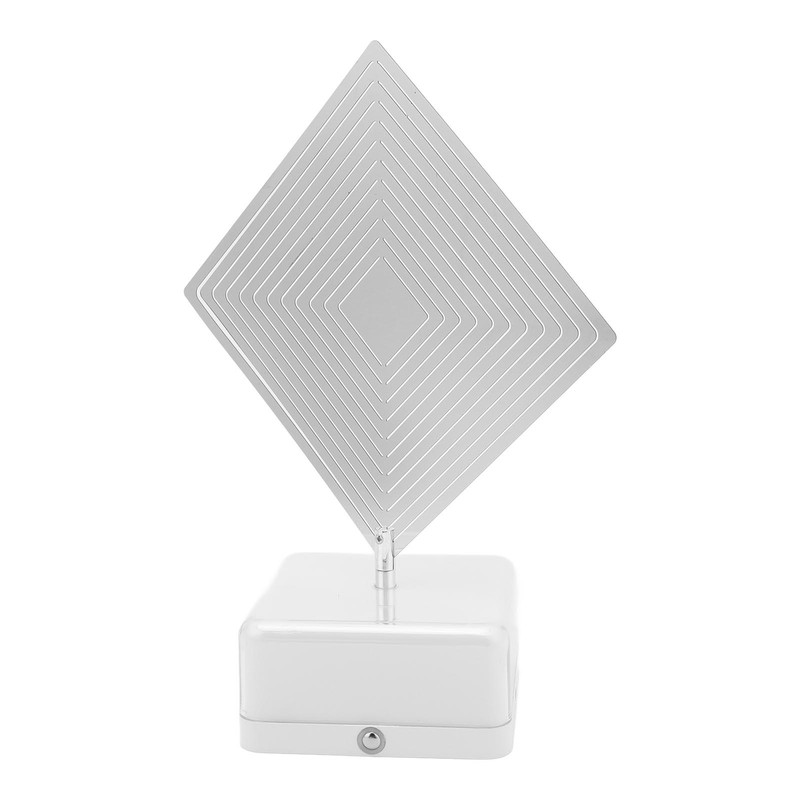3D Metal Sheet Night Light Rotation Rechargeable Decoration 3D Night