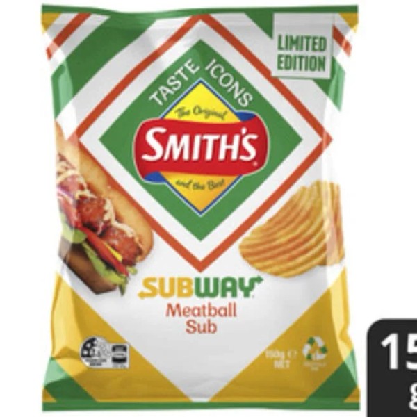 Smiths Smith’s Subway Meatball Melt Taste Icons 150g