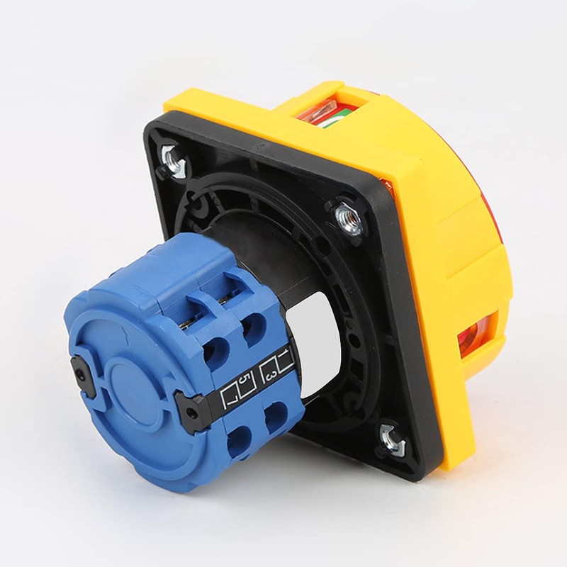 1Pcs Universal Changeover Selector Switch, Power Transfer Switch, 2 Positions