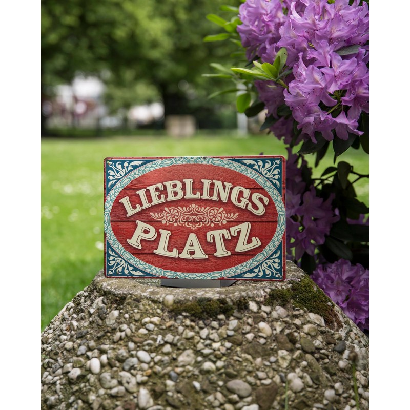 Weatherproof 30 x 20 cm Tin Sign - Favourite Place