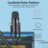 Delarbeaden USB Microphone,Condenser Recording Microphone Computer PC Mic for Streaming,Podcasting,Plug&Play