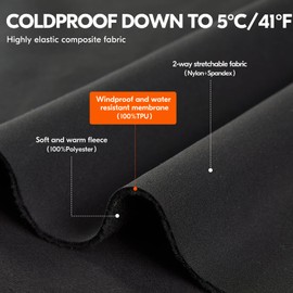 Vgo... Winter Work Gloves Touchscreen, Thermal Working Men Gloves for Construction Freezing Warehouse Light Duty, 1 pair