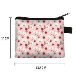 FAVORTALK Small Purses for Women Portable Coin Pouch Portable Change Pouch Mini Coin Purse with Zip for Lipstick Earphone Keys ID Card, B13907