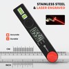 HARDELL Digital Angle Finder, 8 inch 230mm T-Bevel Protractor Ruler,