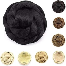 Hair Bun Donut Braided Hair Chignon Hairpieces Accessories Large Size