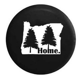 Caps Supply Oregon Pine Trees Home State Edition Spare Tire Cover 255/75R17 Size 32 Inch