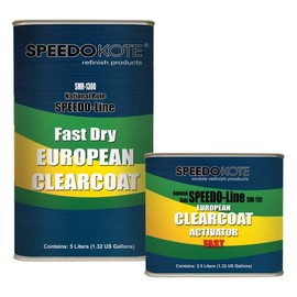 Speedokote Fast Cure European Clear Coat, SMR-1300/1101 7.5 Liter Euro Clearcoat w/Cool Act