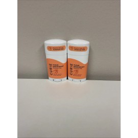 Curie Aluminum-Free Deodorant 2oz Natural Deodorant, Peach Soleil - Lot Of 2