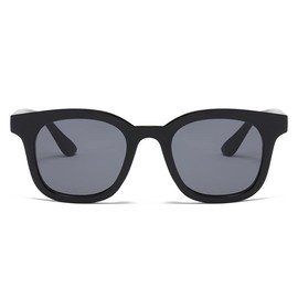 WYRIAZA Retro Sunglasses for Men and Women, UV400 CAT.3 CE Sunglasses, Square, Small Face, Narrow, Rectangle Sunglasses, Men and Women, Unisex, Vintage, Black