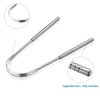 3 PCS Metal Tongue Scraper, Tongue Scrapers for Adults, Stainless