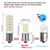 12 Volt BA15S Led Bulbs,1156 1141 6000k Daylight White,DC Bayonet