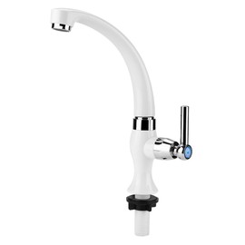 Agua Potable Llave, Solo grifo de agua fría Grifo de agua de plástico ABS para fregadero de cocina Accesorios para lavabo de baño G1 / 2(#1)