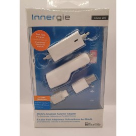 Innergie mCube Mini Universal 65W Auto Air Travel Power Adapter W-Case 10 Tips
