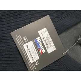 BLAUER 225 V-NECK COMMANDO STYLE FLEECE LINED SWEATER POLICE DARK NAVY 4XL REG