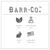 Barr-Co. Fir & Grapefruit Parfait Glass Candle, Woody Citrus Scent,
