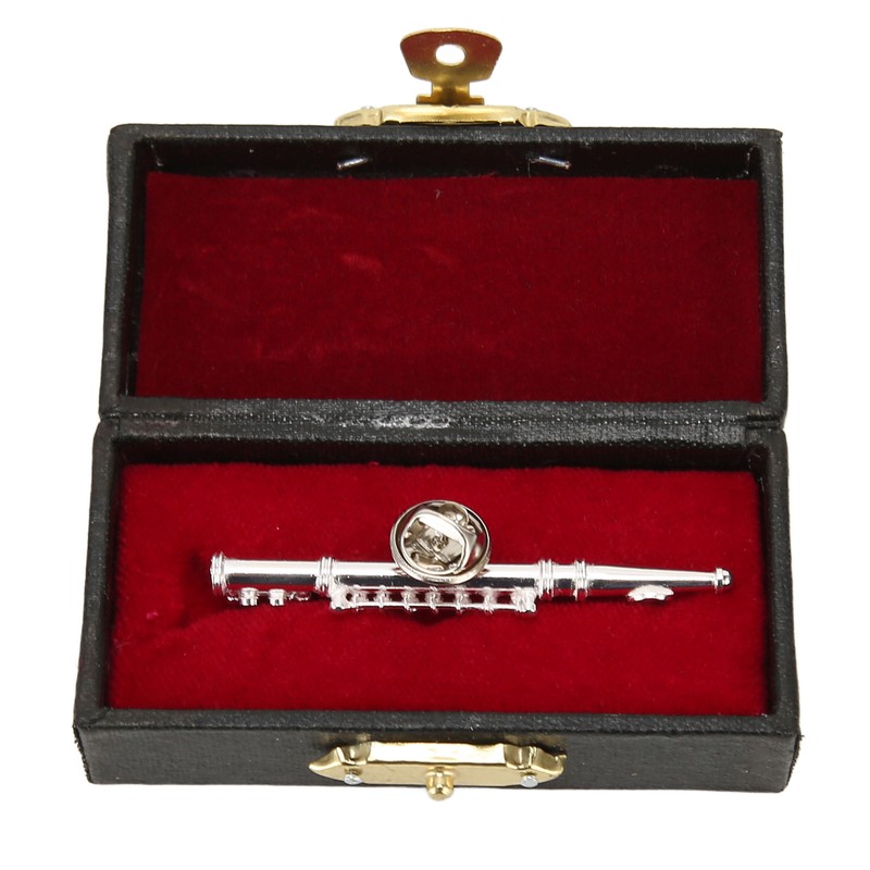 Miniature Flute Brooch High Simulation Exquisite Miniature Flute Model Musical