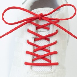 Caterpy MAGIC LACE Magic Lace, Next Generation Shoelaces, Brings Out The Power of Your Feet, 2 Sizes x 10 Colors, Spanish Red