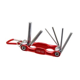 Takagi FDW-100 M&M Folding Wrench Hex Bar, Millimeter, Set of 6