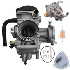 YJGZSVK Carburetor For Yamaha Rhino 450 YXR450FA 4x4 2008-2009 Replaces 2P5-E4901-01 Fuel Pump