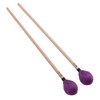 1 Pair Marimba Mallets Medium Hard Yarn Head with Maple