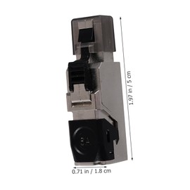 KONTONTY 6a Shielded Cat Modular Connector Tool Easy Installation for Ethernet Networks Compatible Desktop Laptop Router Smart Tv and More