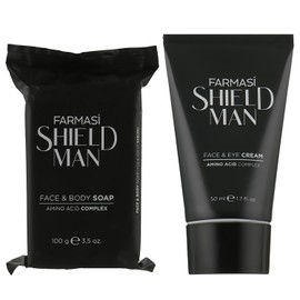 Farmasi Shield Man set: Face & Body Soap and Face & Eye Cream