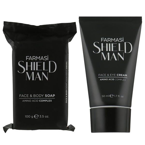 Farmasi Shield Man set: Face & Body Soap and Face