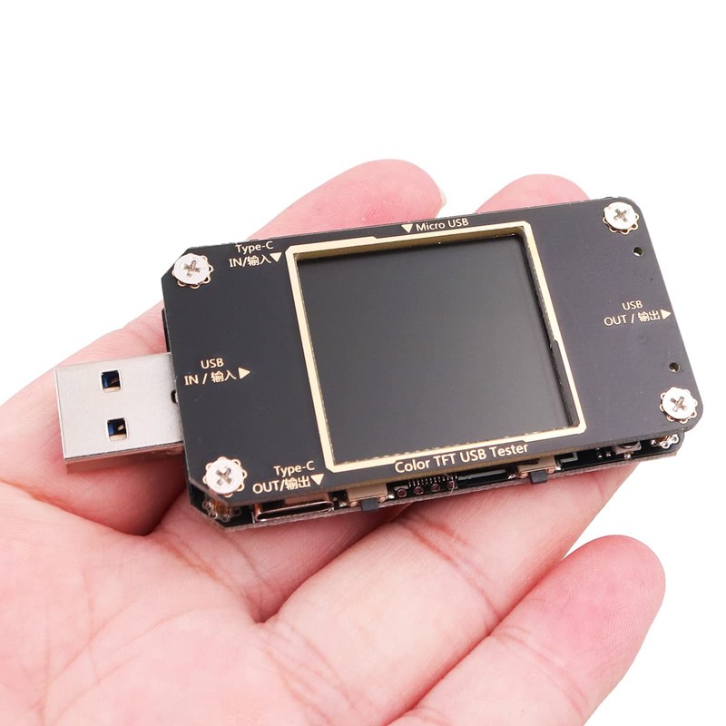 WANGCL USB Tester Voltmeter with Bluetooth USB Power Meter Digital