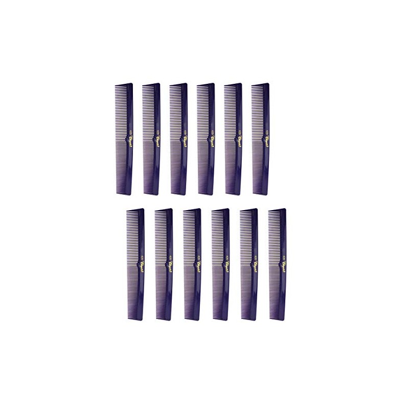 7 Inch Hair Cutting Combs. Barber’s & Hairstylist Combs. Purple
