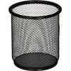 Lorell LLR84149 Mesh Wire Pencil Cup Holder, Black (12)