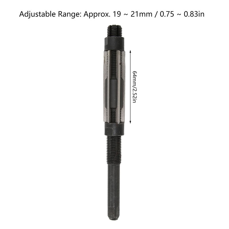 19-21mm Adjustable Reamer 9 SiCr 6 Flute Expanding Hand Reamer