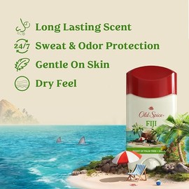 Old Spice Desodorante y antitranspirante para hombre, frescura duradera 24/7, protección avanzada contra el sudor y el olor con acondicionadores para 