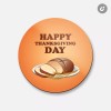 Unbranded Happy Thanksgiving Day Card Bread | 4'' X 4''