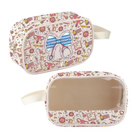 CMNIM OBGYN Gift Obstetrician Clear Makeup Bag Midwife Gift OBGYN Doctor Appreciation Gift Gynecologist Cosmetic Toiletry Bag, 25721 OB GYN Bag, Makeup Bag