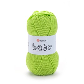 YarnArt Baby 100% Acrylic Knitting Yarn – 50g (150m) | Ultra-Soft & Lightweight | Baby & Kids’ Sensitive Skin Safe | Durable & Easy to Work with | Perfect for Knitting & Crochet (Baby, 13854)