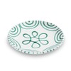Gmundner 0100TDCU20 Dessert Plate Green-Flamed 20 cm Diameter Ceramic