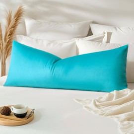 Artscope Luxury Velvet Lumbar Pillow Cover Super Soft Decorative Rectangle Throw Pillow Covers Case Cushion Covers for Sofa Couch Bedroom Car Decor 14x36 Inch Turquoise