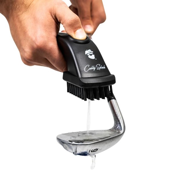 Golf Club Brush Pro with Water (Black) - Heavy Duty