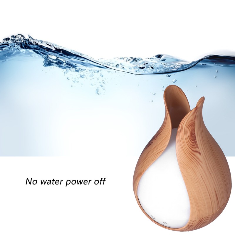 Aromatherapy Humidifier 200ml 100V to 240V Light Wood Grain Diffuser